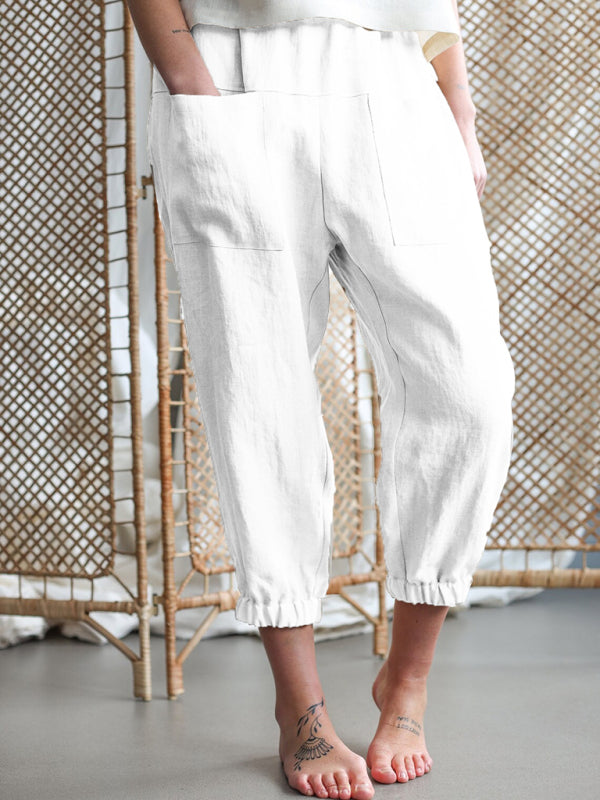 New style loose pocket casual pants Shello's Creative Boutique