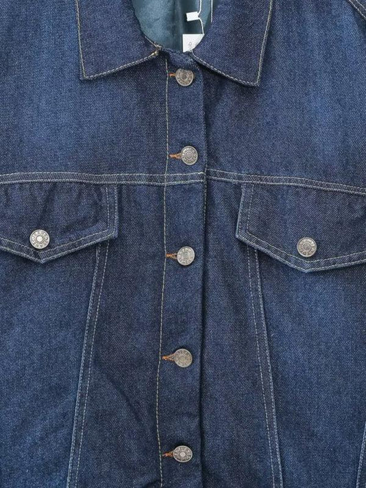 Women's Casual Patchwork Denim Bomber Jacket: - Shello's Creative Boutique