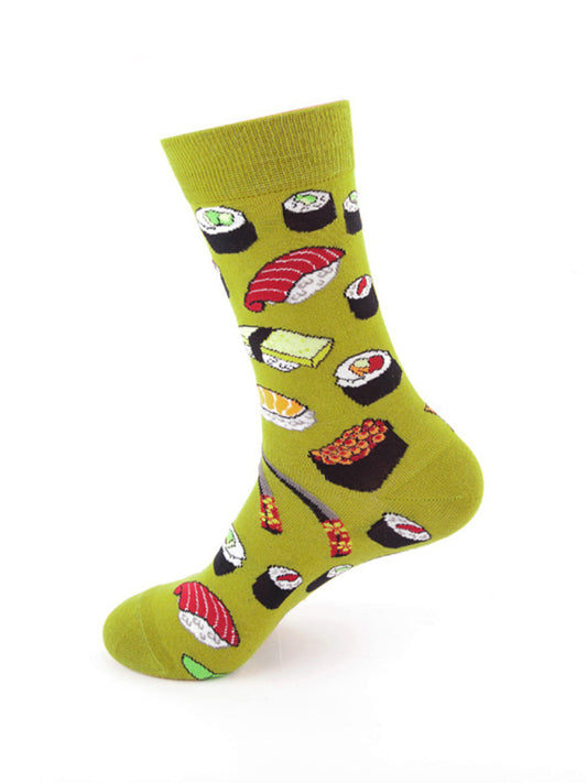 Leisure Patterned Cotton Women's Socks Shello's Creative Boutique