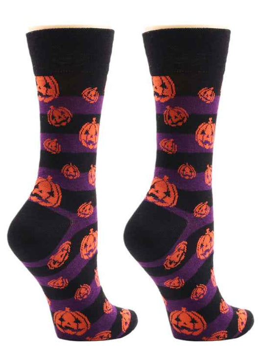 New Autumn and Winter Halloween Pumpkin Devil Bat Cartoon Mid-calf Socks
