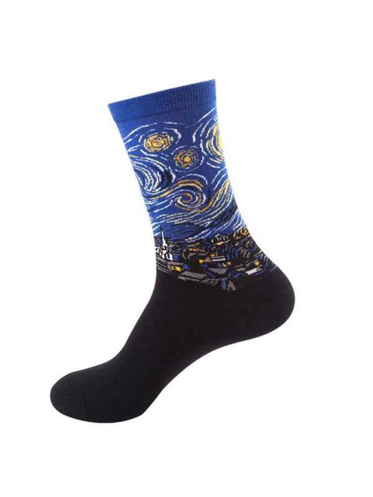 Trendy Mid-Calf Socks with New and Interesting Patterns - Shello's Creative Boutique