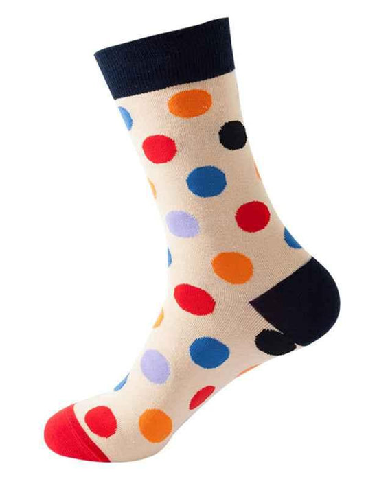 New Trendy Fun Polka Dot Mid-Calf Socks - Shello's Creative Boutique