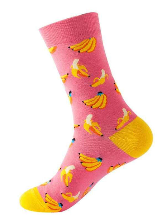 New trendy and fun fruit pattern mid-calf socks - Shello's Creative Boutique