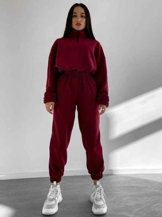 Casual Knit Two-Piece Pants Set with Pocket - Shello's Creative Boutique