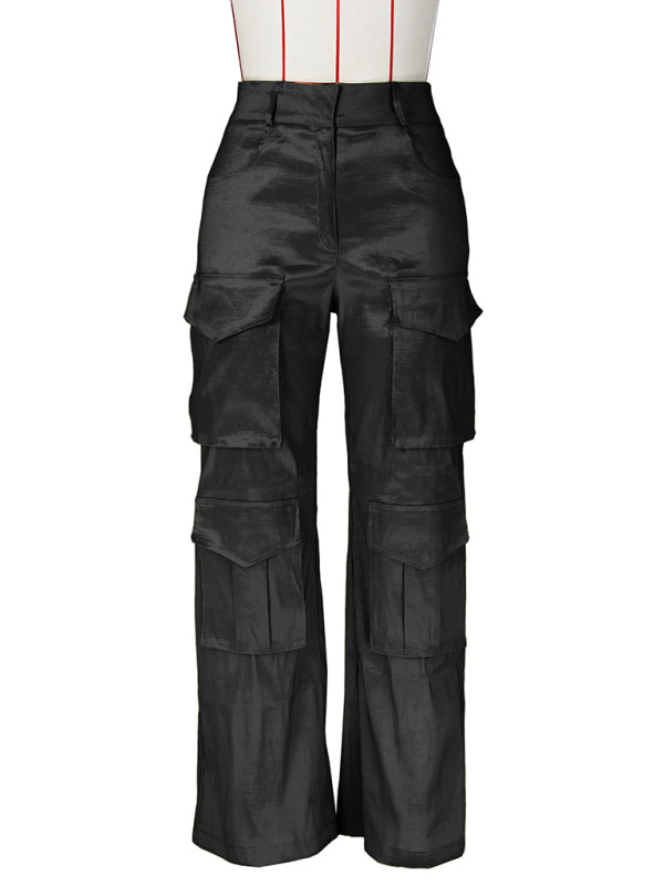 Women's casual multi-pocket cargo trousers Shello's Creative Boutique