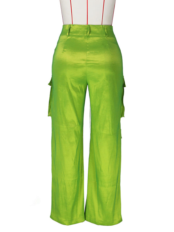 Women's casual multi-pocket cargo trousers Shello's Creative Boutique
