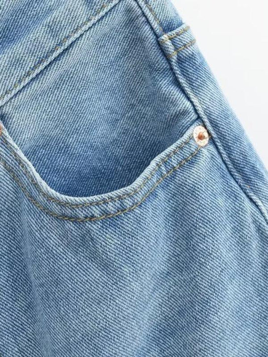 Eprolo Women's High-Waist Slim Denim Skirt - Shello's Creative Boutique