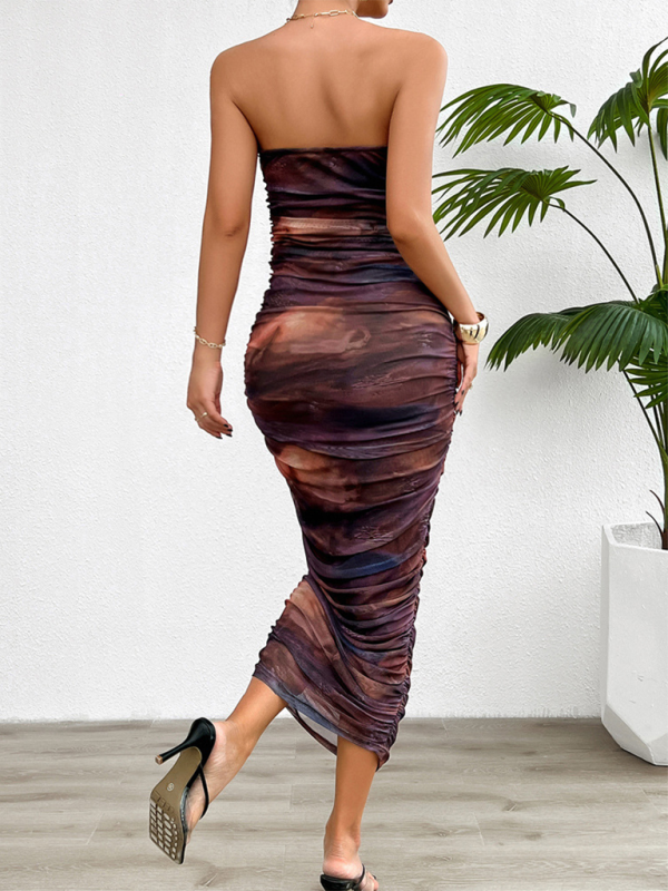 New style temperament tube top gradient dress Shello's Creative Boutique