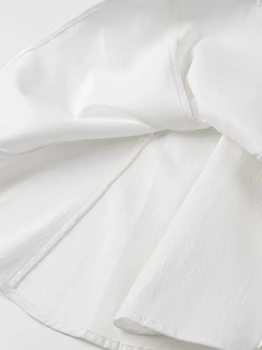 Women's Sleeveless Short Dress - Graceful Elegance for Spring-Summer Collection - Shello's Creative Boutique