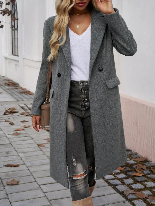 Women's Tweed Cardigan – Elegant Lapel Jacket for Any Occasion - Shello's Creative Boutique