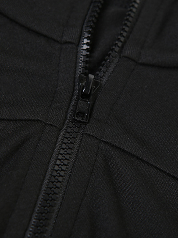 New Sexy Drawstring Waist Belly Top High Waist Tight Pants Suit