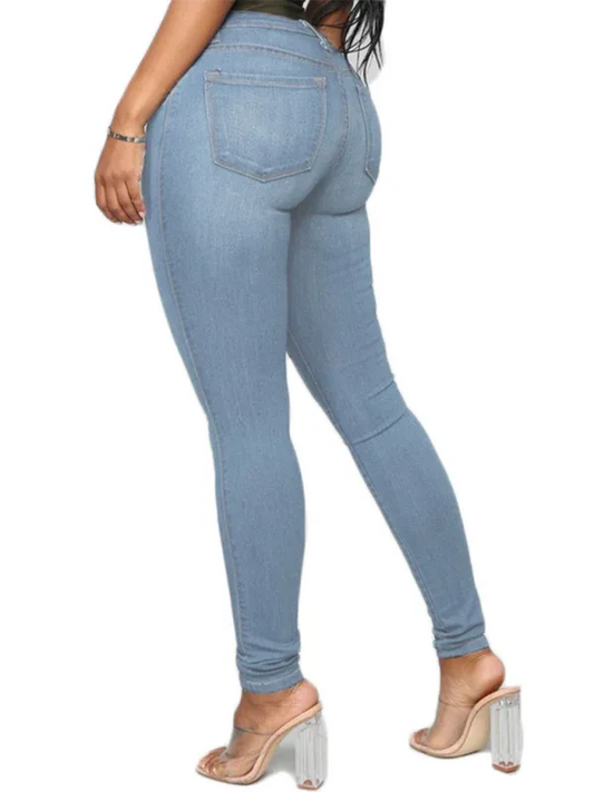 Women's Skinny Jeans Pencil Pants - Shello's Creative Boutique