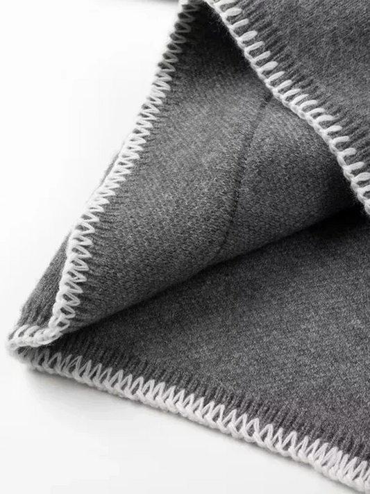 Double Pocket Knit Sweater - Elevate Your Everyday Look with Cozy Elegance - Shello's Creative Boutique