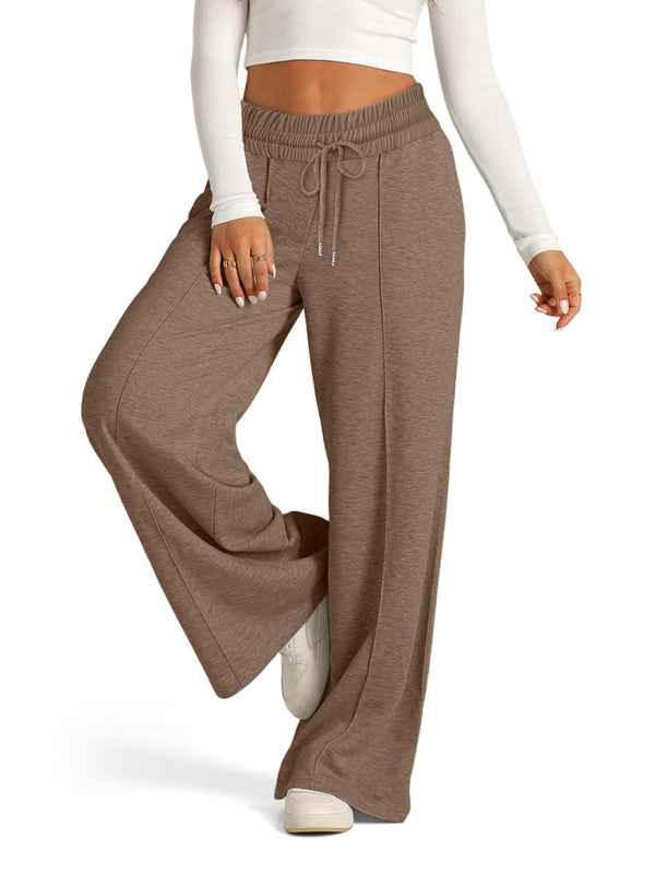 Women's Tie-Dye Wide Leg Pants - Casual Waisted Fashion for Effortless Style - Shello's Creative Boutique