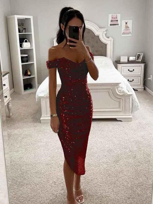 New Sequin Fashion Party Dress – Shine Bright for Every Occasion - Shello's Creative Boutique