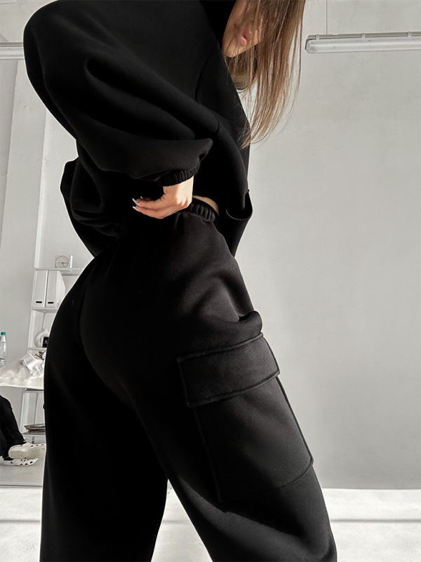 Ladies New Fashion Sports Casual Sweater Set
