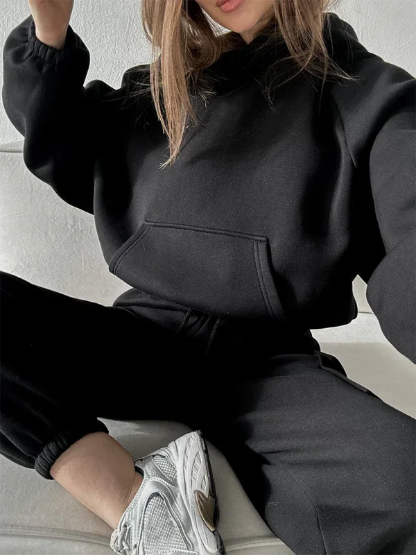 Ladies New Fashion Sports Casual Sweater Set - Shello's Creative Boutique