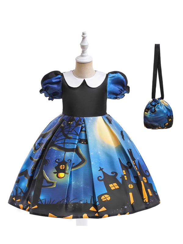 Halloween Themed Girls' Party Dress Shello's Creative Boutique