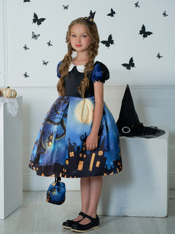 Halloween Themed Girls' Party Dress Shello's Creative Boutique