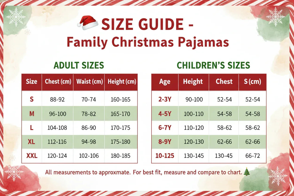Cartoon Santa Claus letter print parent-child Christmas pyjamas home wear set - Shello's Creative Boutique