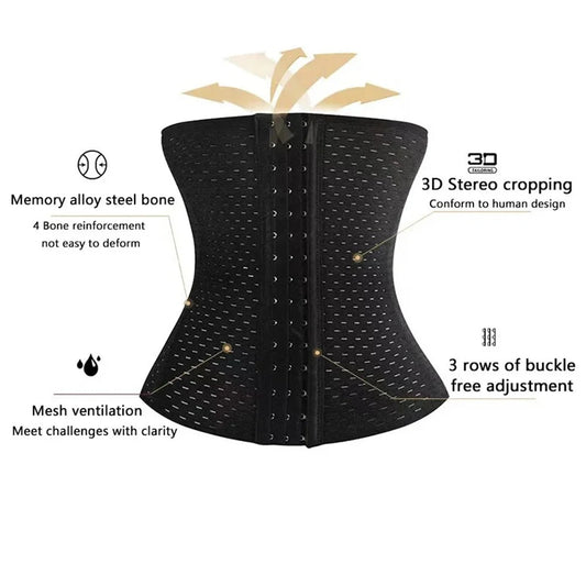 Postpartum Tummy Control Shapewear – Black Waist Cincher - Shello's Creative Boutique