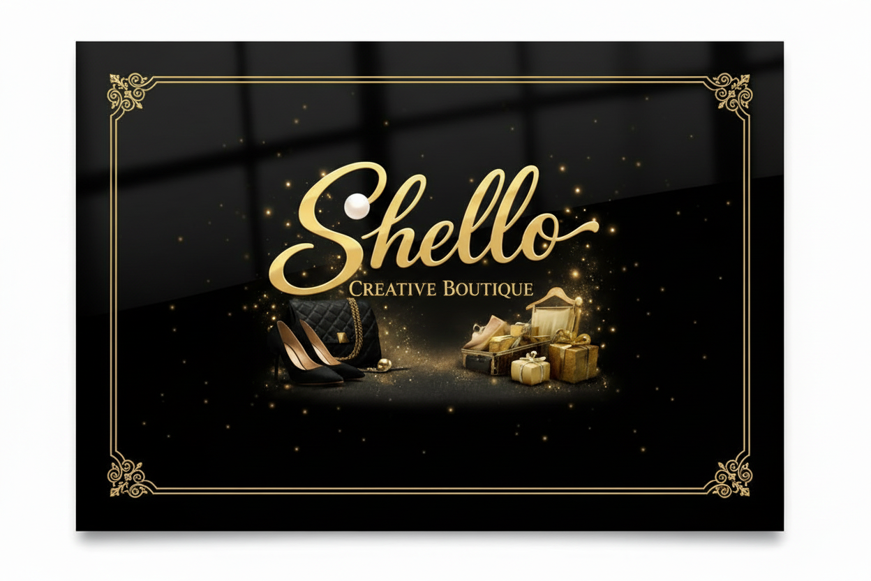 Shello's Creative Boutique Gift Card - Elegant Border