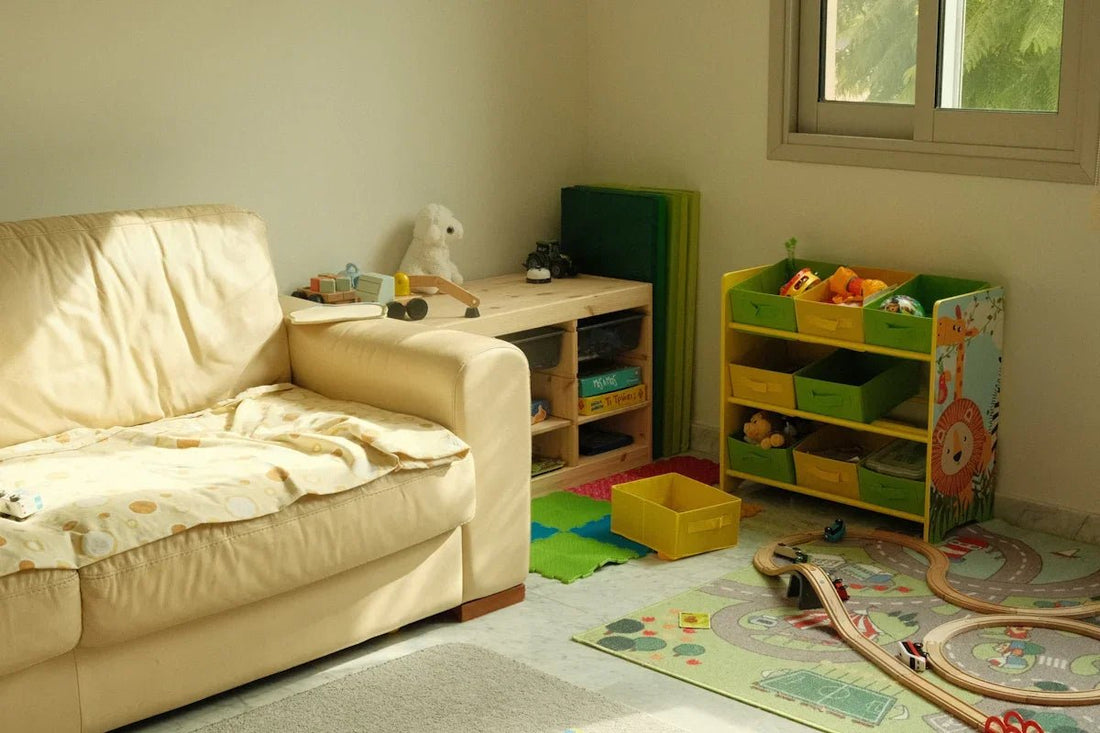 Playful Elegance: How to Incorporate the Beau Blue Puff Sleeve Scallop Hem Shorts Set into a Harmony of Family Life with Children Pets and Essential Household Furniture - Shello's Creative Boutique