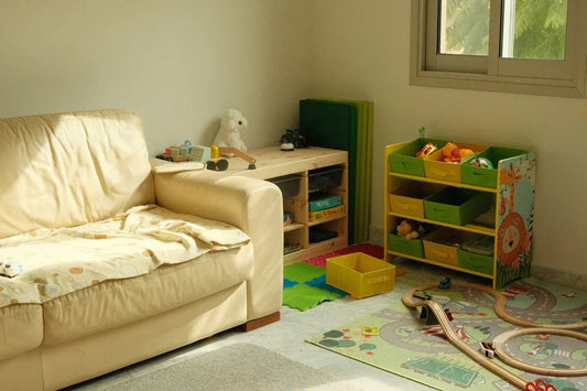 Playful Elegance: How to Incorporate the Beau Blue Puff Sleeve Scallop Hem Shorts Set into a Harmony of Family Life with Children Pets and Essential Household Furniture - Shello's Creative Boutique