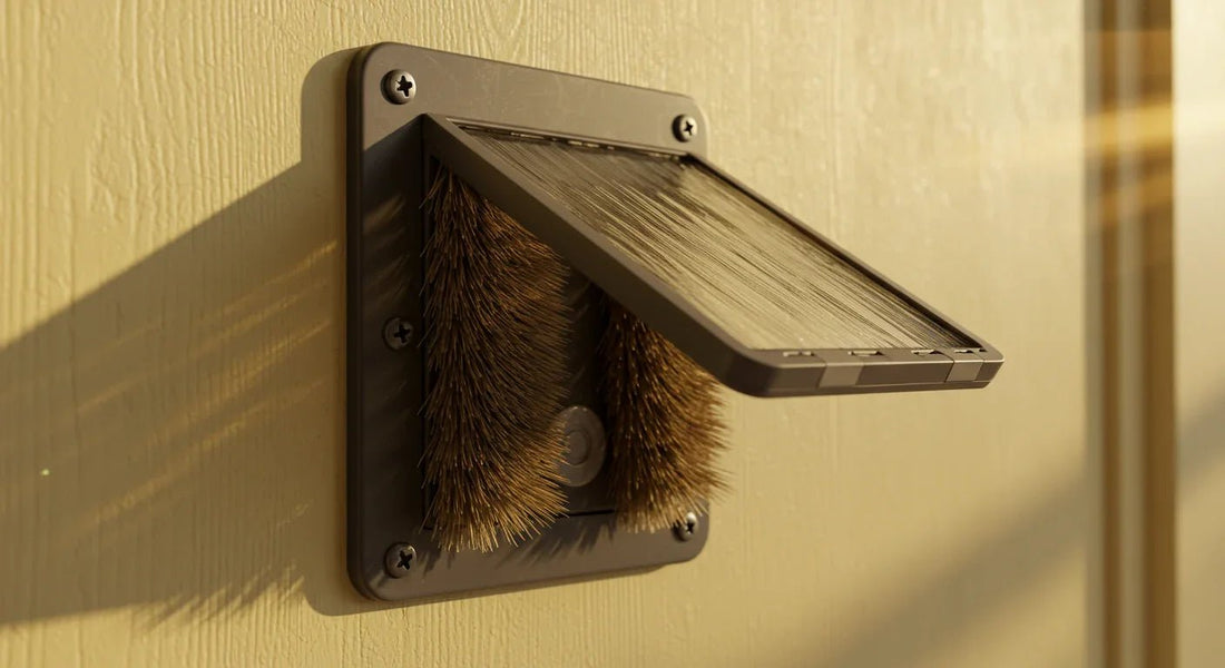Weather Sealing Showdown: Magnets vs Brush Strips for Pet Doors - Shello's Creative Boutique