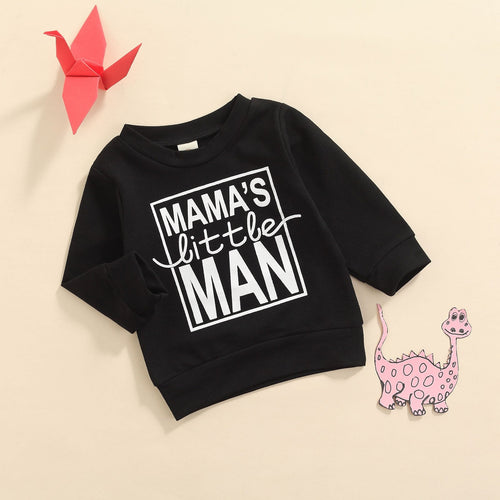 0 - 3Y Autumn Baby Boys Sweater Outwear 3 Colors Letter Printed Long Sleeve Pullover Causal Tops - Shello's Creative Boutique