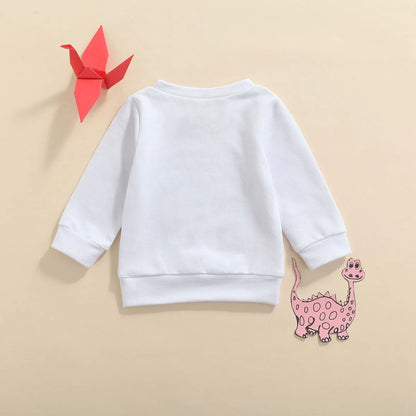 0-3Y Autumn Baby Boys Sweater Outwear 3 Colors Letter Printed Long Sleeve Pullover Causal Tops - Shello's Creative Boutique