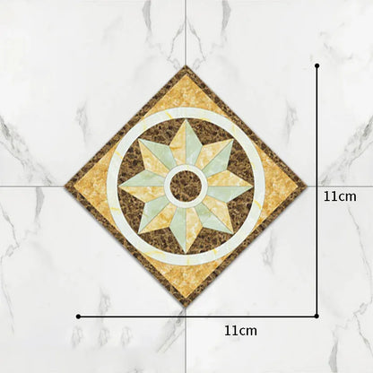 Self-Adhesive Floor Tile Stickers – Waterproof Wear-Resistant Diagonal Design - Shello's Creative Boutique