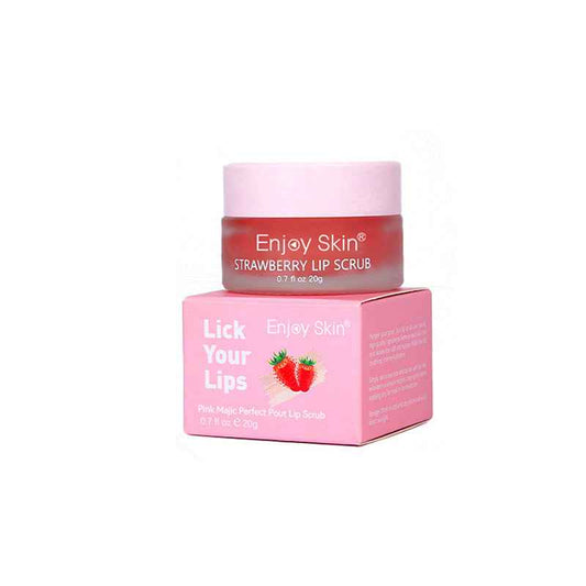 Strawberry Lip Scrub Vegan Exfoliating Envase Para Sugar Pink Lip Scrub