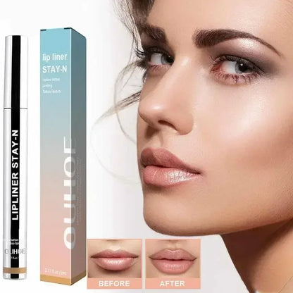 Peel Off Lip Liner Waterproof Long Lasting Liquid Lip Stick Non- Stick Liner Moisturizing Tear Off Lipliner Stain Care - Shello's Creative Boutique