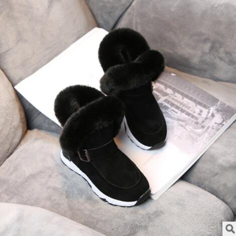 Children Boots Shoes New Winter Plush Warm Martin Boys Shoes Fashion Leather Soft Fleece Antislip Girls Boots eprolo