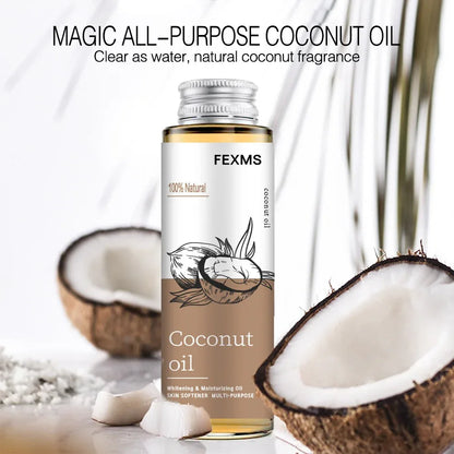 Coconut Skin Care Massage Body Care Essential Oil Coconut oil - Shello's Creative Boutique