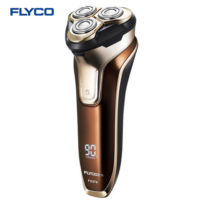 Flyco 3D floating head Rechargeable Portable body washable Electric Shaver Led Light Fast Charge FS379 eprolo