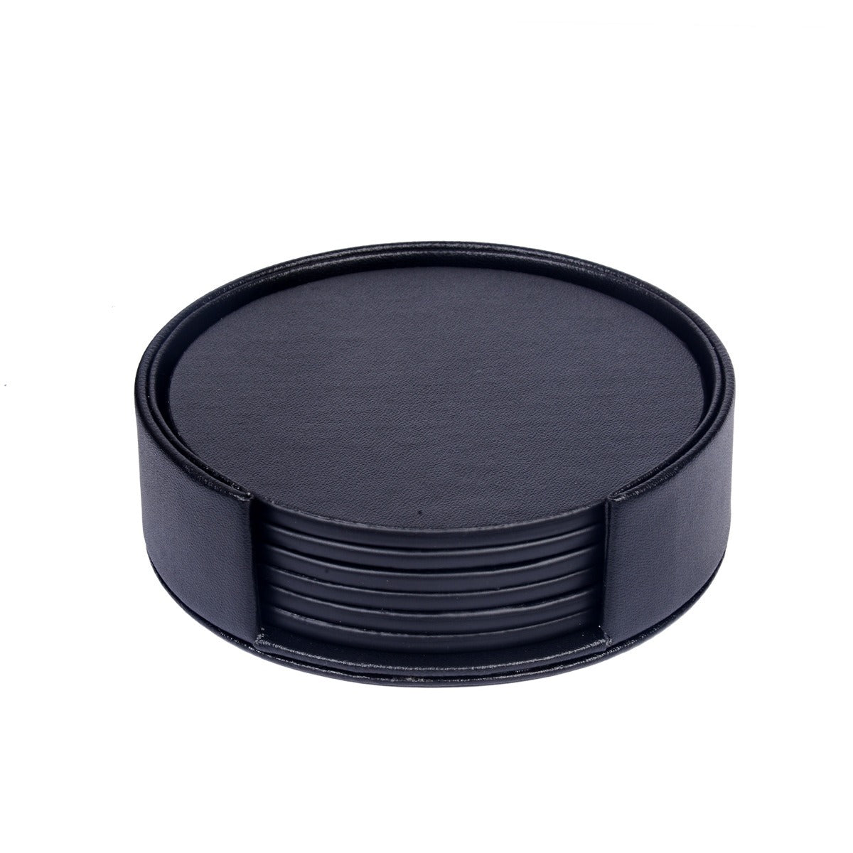 Creative PU leather coaster Exquisite insulated tea water cushion Square leather coaster eprolo