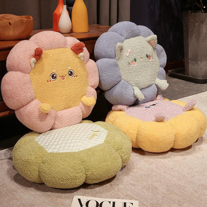 Cool Summer Ice Bean Cushion – Fun & Cozy Cartoon Futon Tatami Seat Pad - Shello's Creative Boutique