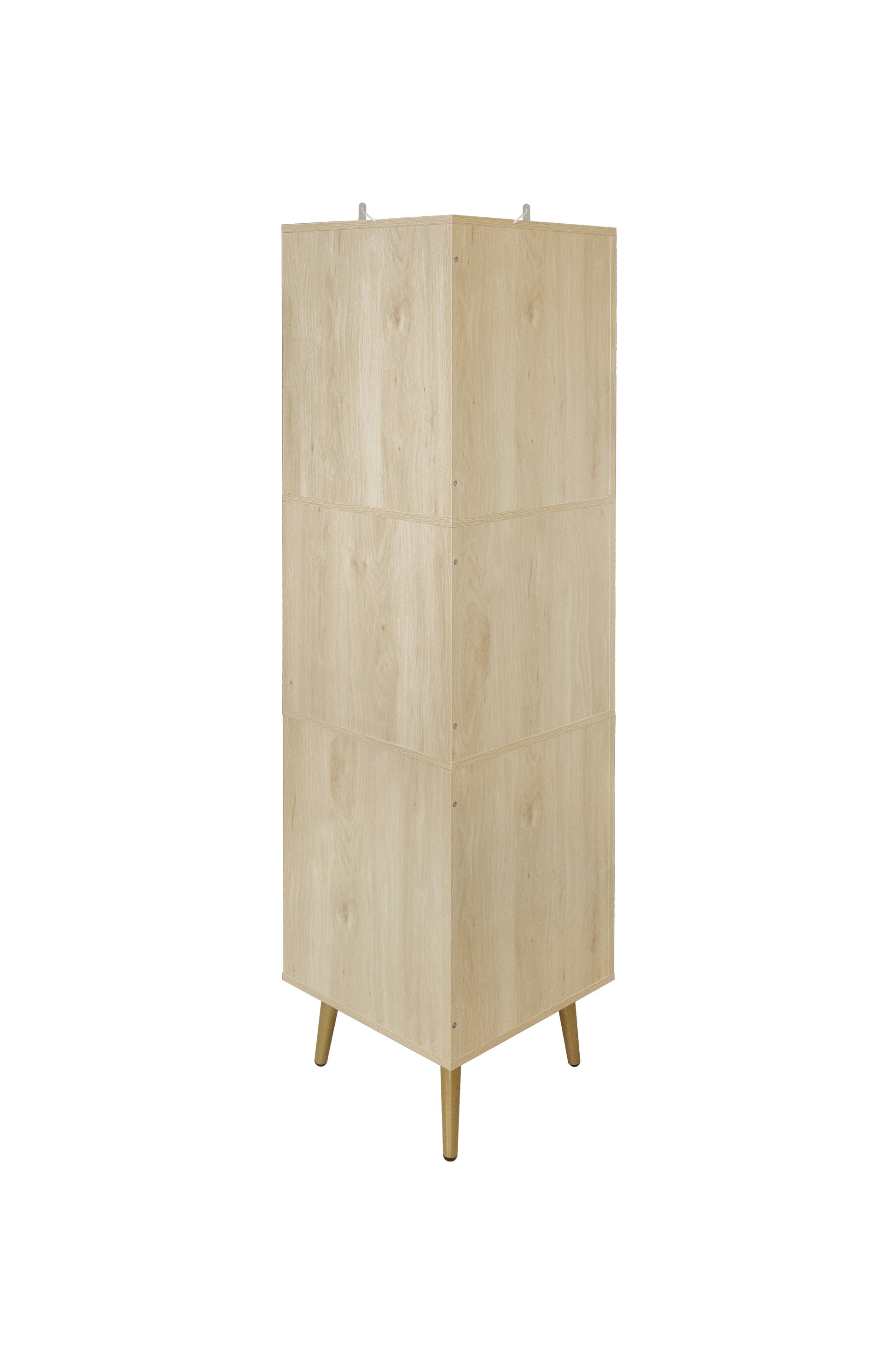 Corner cabinet ,Rattan door,Freestanding Corner Tables For Small Spaces, Corner Shelf Stand For Living Room, Kitchen, Bathroom eprolo