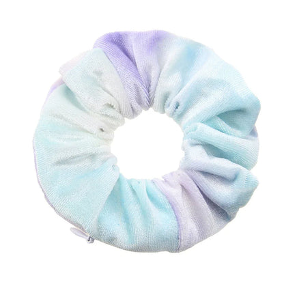 Tie dye velvet zipper large intestine loop - Shello's Creative Boutique