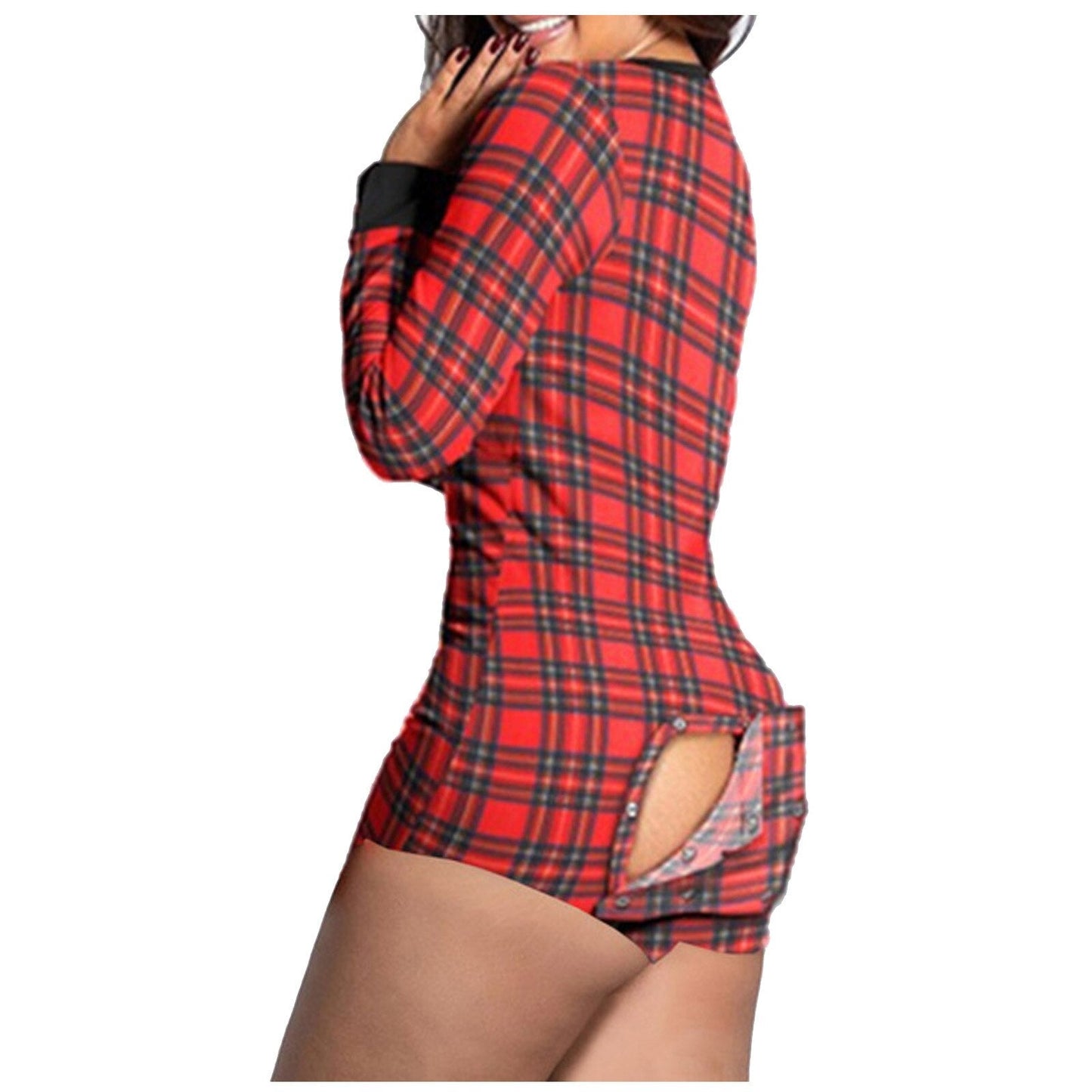 Women Fashion Butterfly Printing Lounge Short Romper Cotton Long Sleeve Jumpsut eprolo