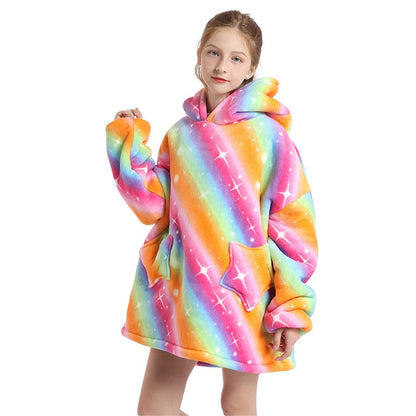 Homewear Plush Fleece Sherpa Blanket  Girls Sleepwear Homewear Fleece Warm Sherpa Blanket eprolo