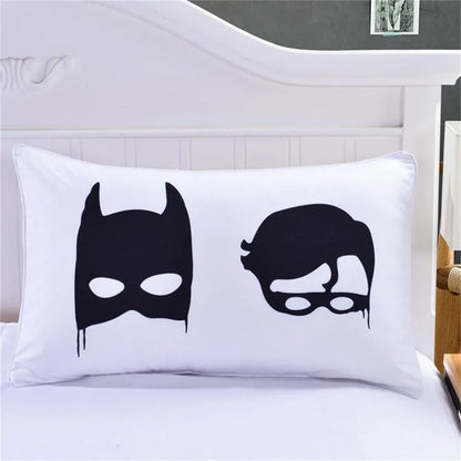 Batman Pillowcase - Cartoon Print Bedding for Kids - Shello's Creative Boutique