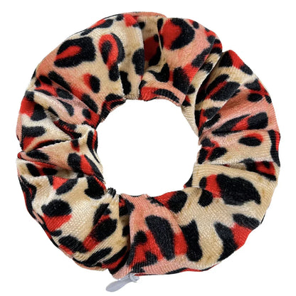 Tie dye velvet zipper large intestine loop - Shello's Creative Boutique