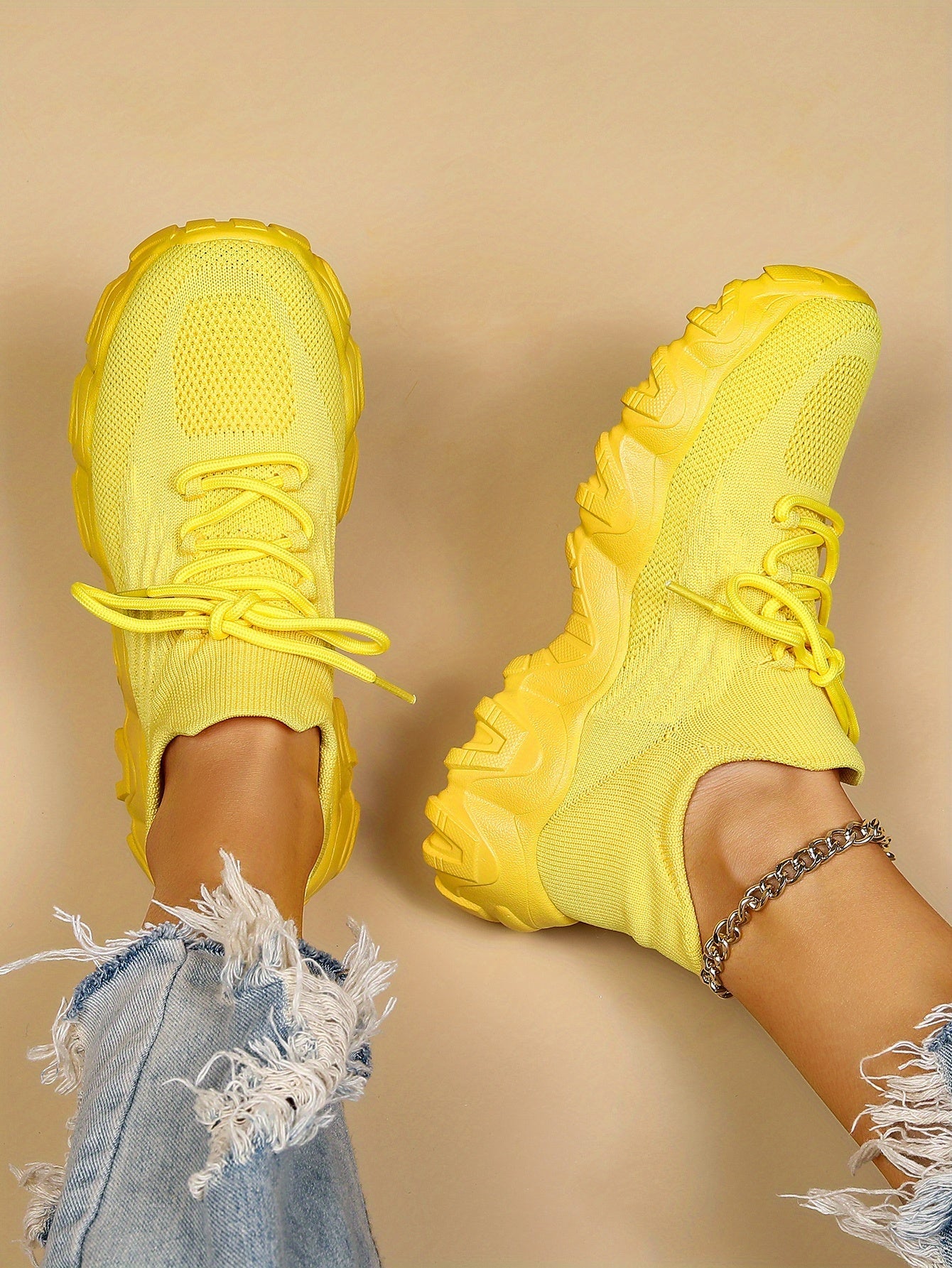 Women'S Casual Sports Sneakers, Striped Low Top Slip-On Shoes with Round Toe, Non-Slip Rubber Sole, Fabric Upper & Inner, All-Season Spring Footwear Shello's Creative Boutique