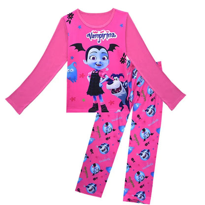 Girls Vampirina Pajamas Set - Long Sleeve Christmas Sleepwear (2-10 Years) - Shello's Creative Boutique