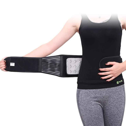 Tourmaline Magnetic Back Support Belt with Self-Heating Technology