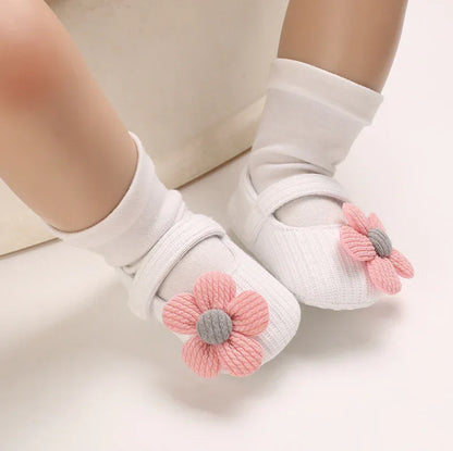 Baby Princess Shoes - Soft Bottom First Walking Shoes 0-1 Year - Shello's Creative Boutique