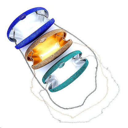 Crystal bag can be used for crossbody carrying, suitable for party and wedding gift bags - Shello's Creative Boutique